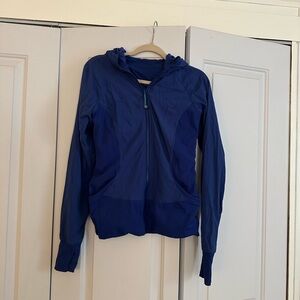 Lululemon Blue Zip-Up Lightweight Jacket Size 8